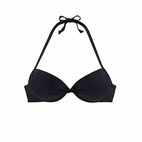 schwarzes bikini oberteil push up|Push Up Bikini .